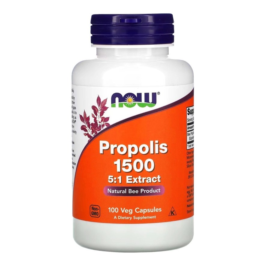 NOW PROPOLIS 1500 5:1 EXTRACT CAPS 100'S