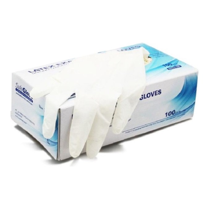 EXAMINATION GLOVES POWDERED (M) 100's