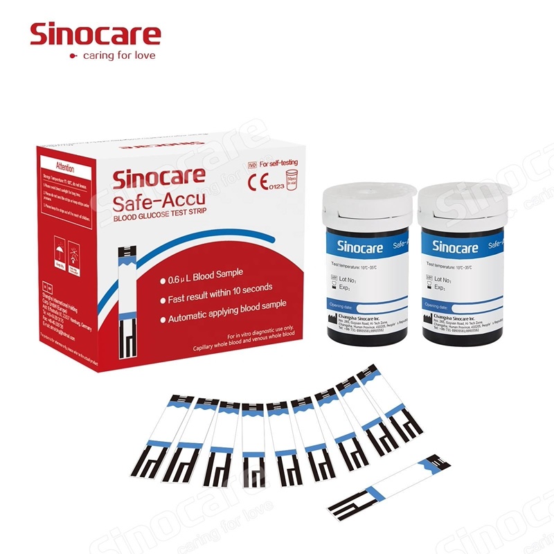 SINOCARE RBS STRIPS 50'S RED(P1)