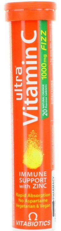 ULTRA VITAMIN C 1000MG(ORANGE)FIZZ 20S(P1) 