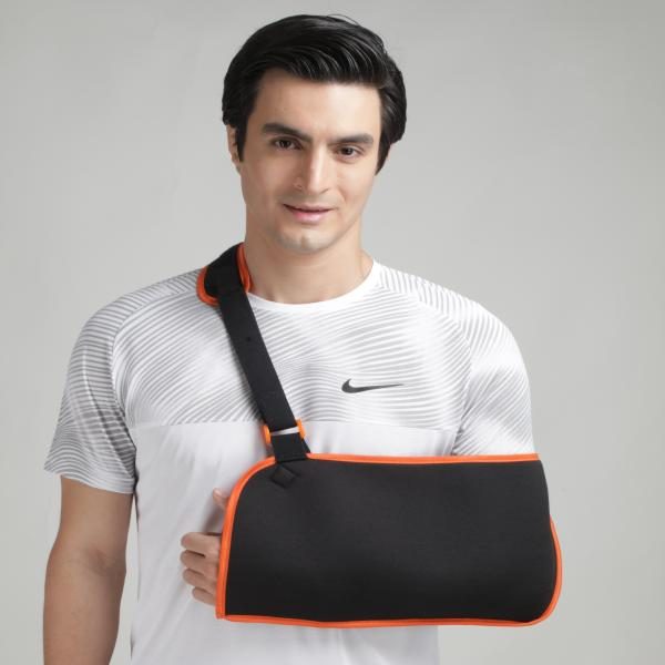 FLAMINGO ARM SLING BLACK/ORANGE -M