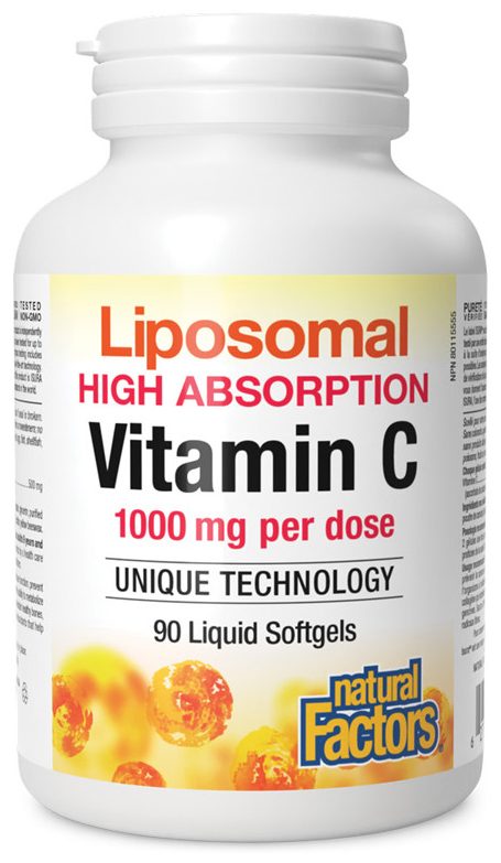NATURAL FACTORS LIPOSOMAL VIT C1000MG 90S(P1)