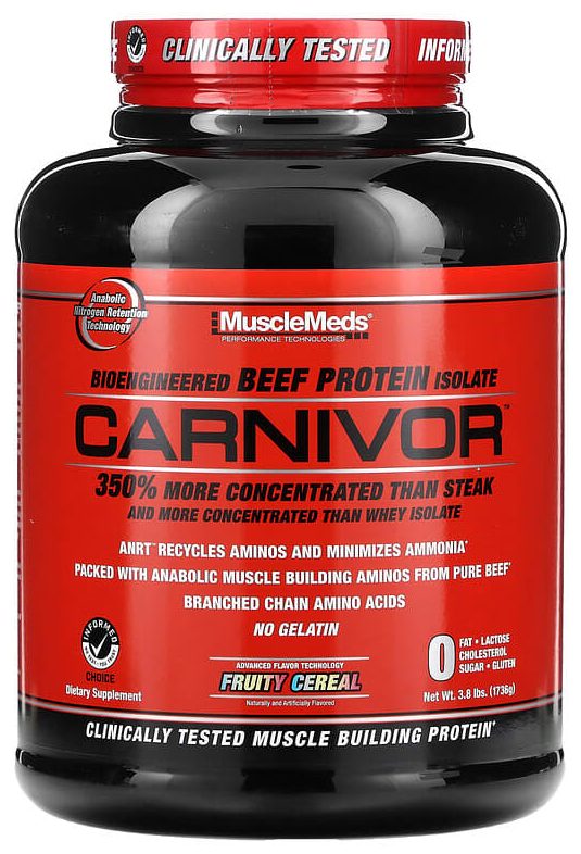 MUSCLEMEDS CARNIVOR BEEF PROTEIN (FRUITY CEREAL 1736G