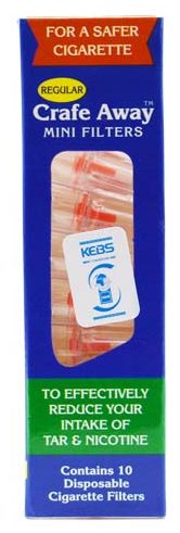 Crafe Away cigarette filters 10's