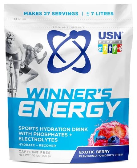 USN WINNER'S ENERGY 500G BAG EXOTIC BERRY