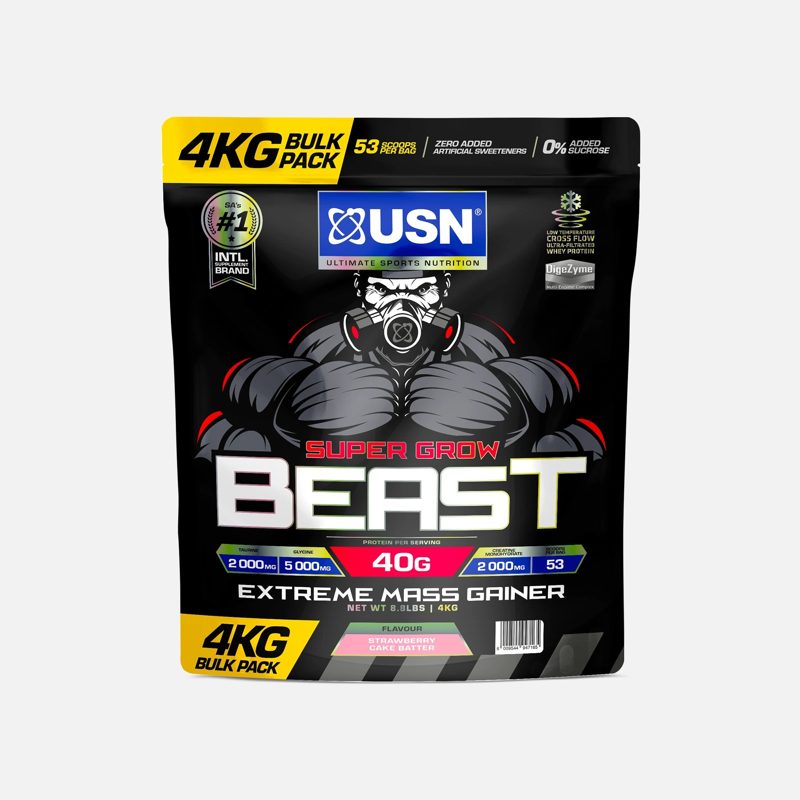 USN Super Grow Beast Strawberry 4kg bag