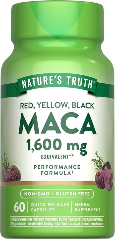 NATURE`S TRUTH MACA 1600MG  60's(P1)
