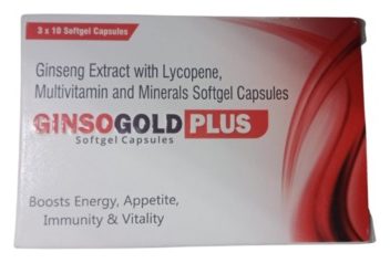 Ginsogold plus caps 30's