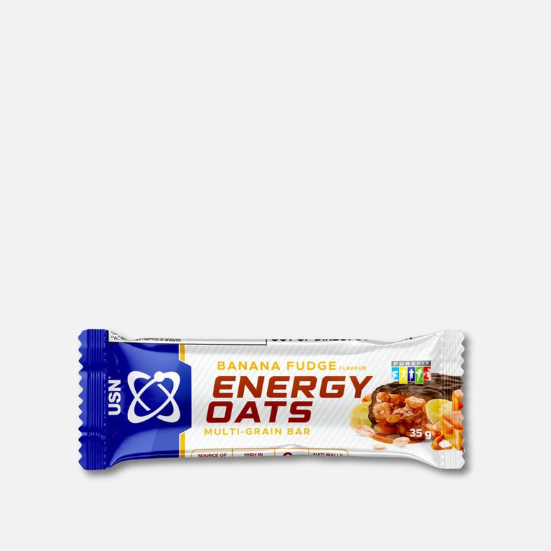 USN ENERGY OATS BAR BANANA FUDGE 35G