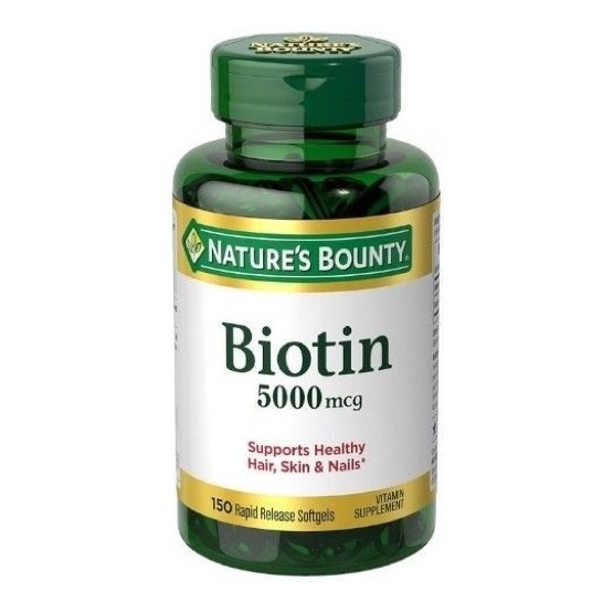 NATURES BOUNTY BIOTIN 5000MCG 150S (P1)