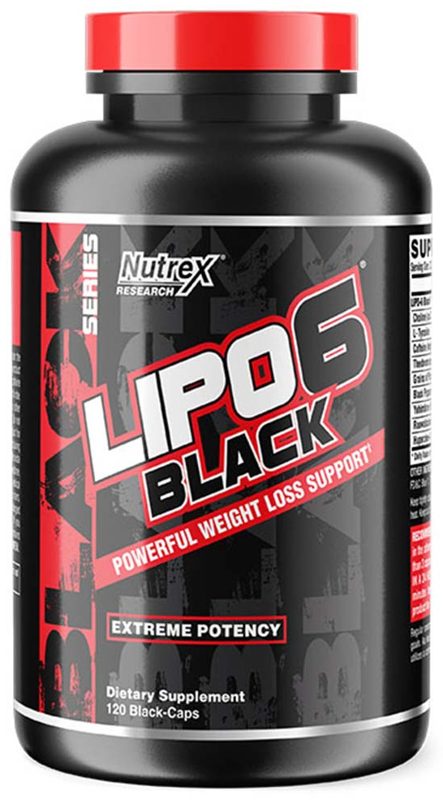 NUTREX RESEARCH LIPO 6 BLACK 120S (P1) 40SERVINGS