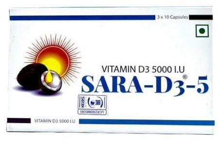 SARA D3-5000IU CAPS 30S