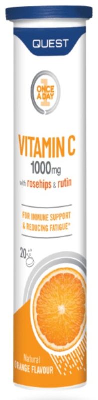 QUEST OAD EFFERVESCENT VIT.C 1000MG 20S(P1)