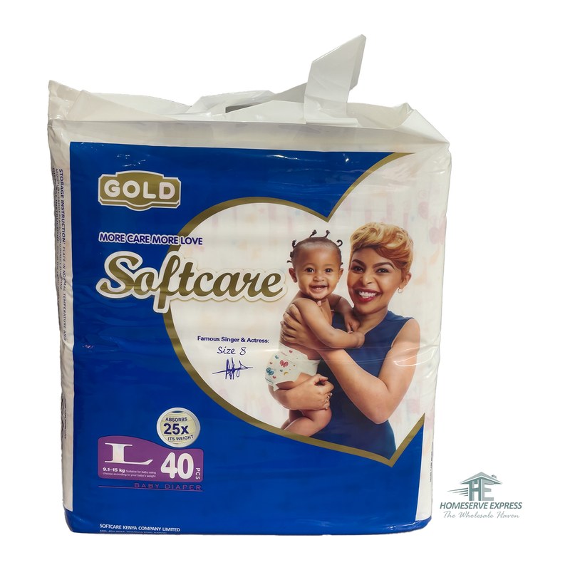 SOFTCARE DIAPER LOWCOUNT L 8S-P1