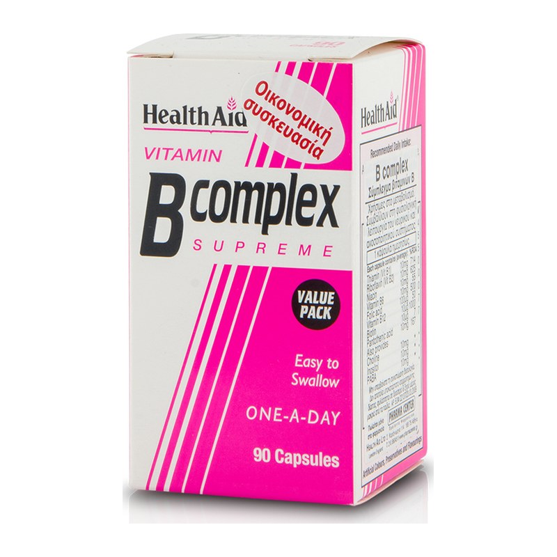 HEALTH AID VITAMIN B COMPLEX SUPREME 90S(P1)