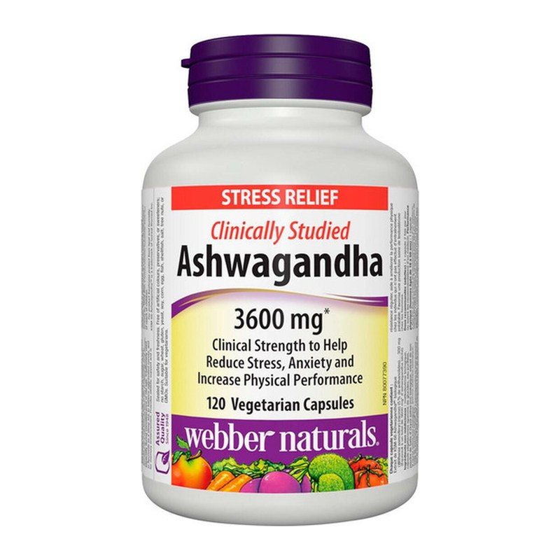 WEBBER NATURALS ASHWAGANDHA 120 CAPS (P1)