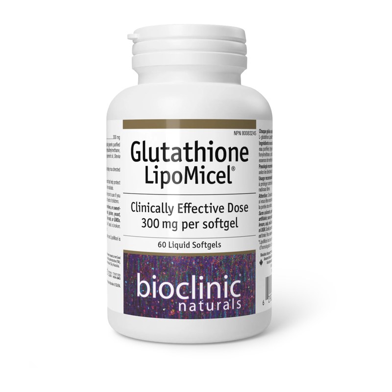 BIOCLINIC  GLUTATHIONE LIPOMICEL 300MG 60S(P1) webber naturals