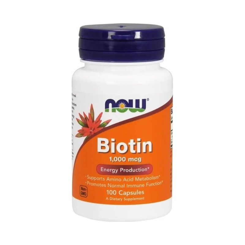 NOW BIOTIN 1000MCG 100's(P1)