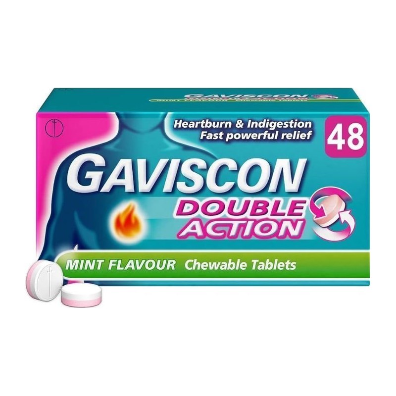 GAVISCON DOUBLE ACTION 48'S
