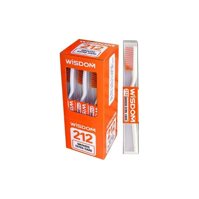 WISDOM SMOKERS TOOTHBRUSH EXTRA HARD