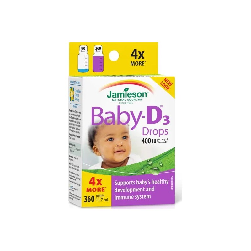 JAMIESON VITAMIN D3 DROPS FOR INFANTS