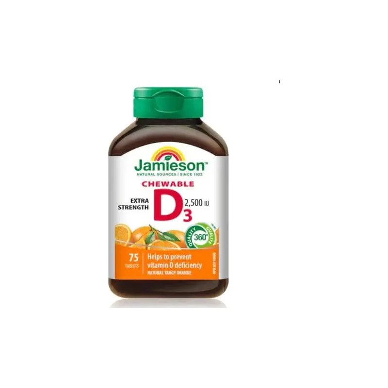 JAMIESON VITAMIN D3 2500 IU 75S (P1)