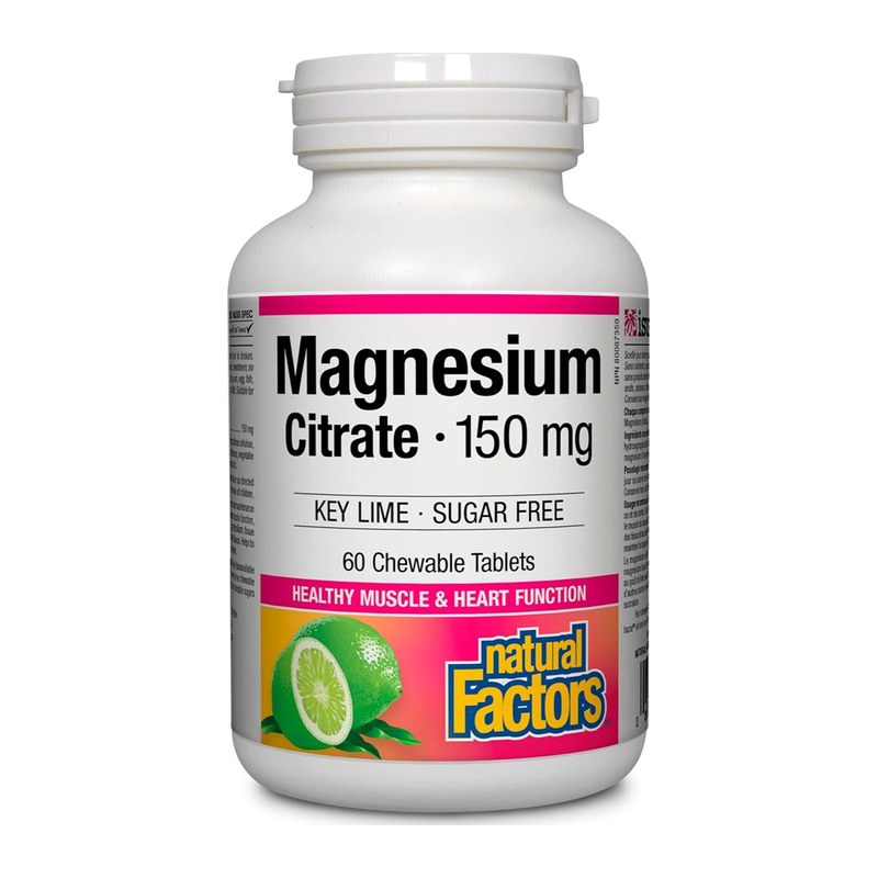 NATURAL FACTORS MAGNESIUM CITRATE 150MG 60S(P1) 
