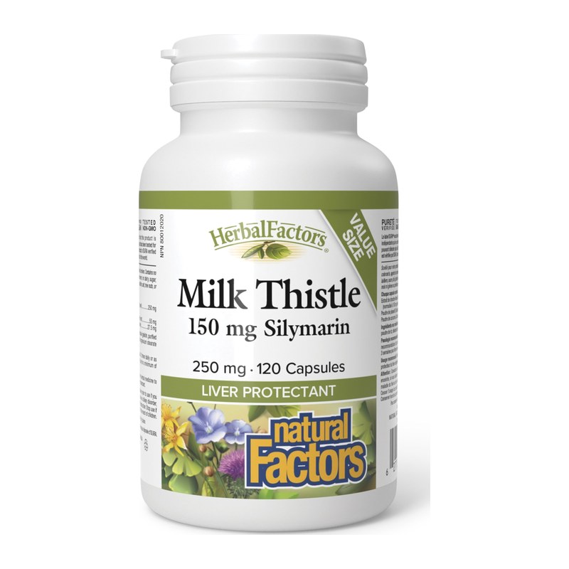 NATURAL FACTORS MILK THISTLE 250MG/150MG 120S(P1)
