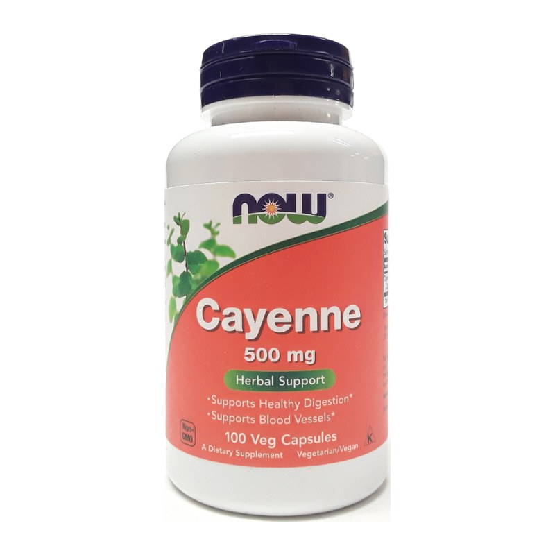 NOW CAYENNE 500MG CAPS 100S(P1) 