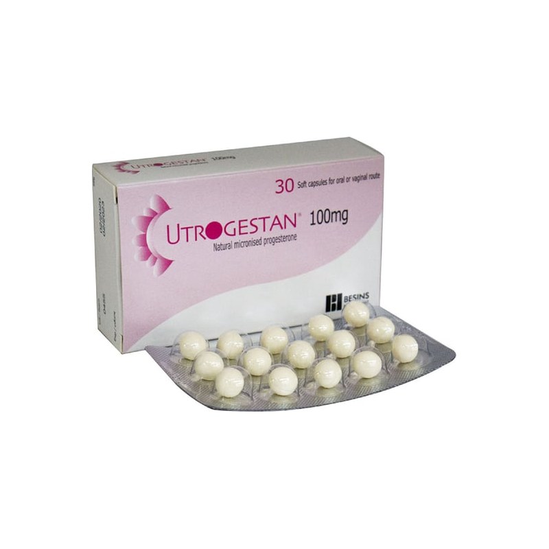 UTROGESTAN 100MG ORAL CAPS 30S